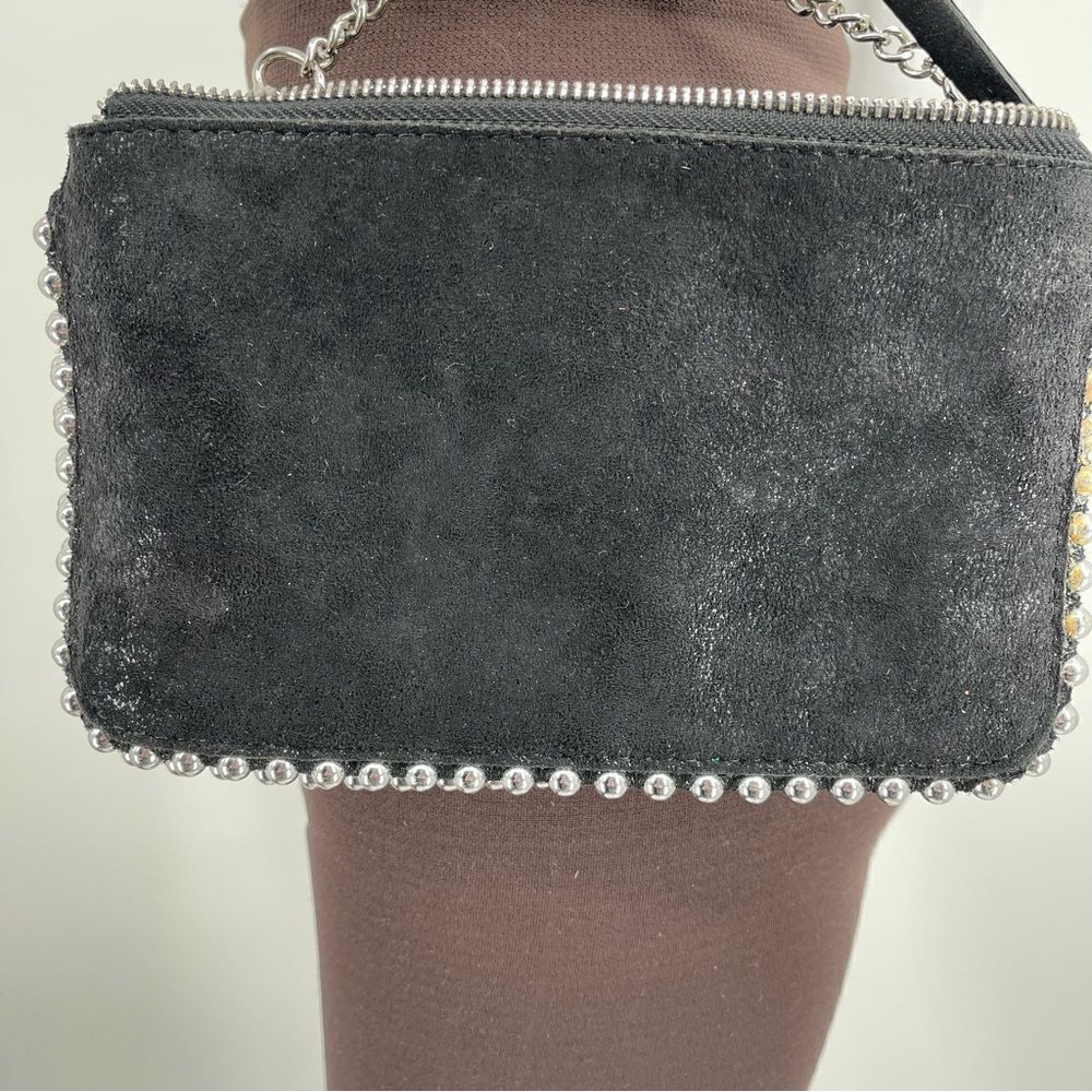 ZARA Black Studded Crossbody with Removable Chain GUC - Picture 9 of 9